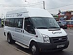 Бесплатный автобус Genser в пункт аренды автомобилей АрендаАвто-югр на Новорязанском шоссе